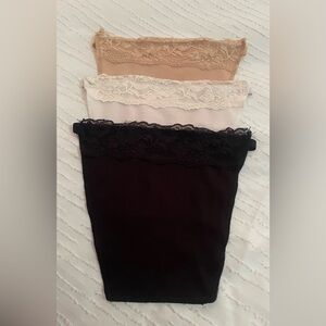 Cami Secret Black Lace Trim Top